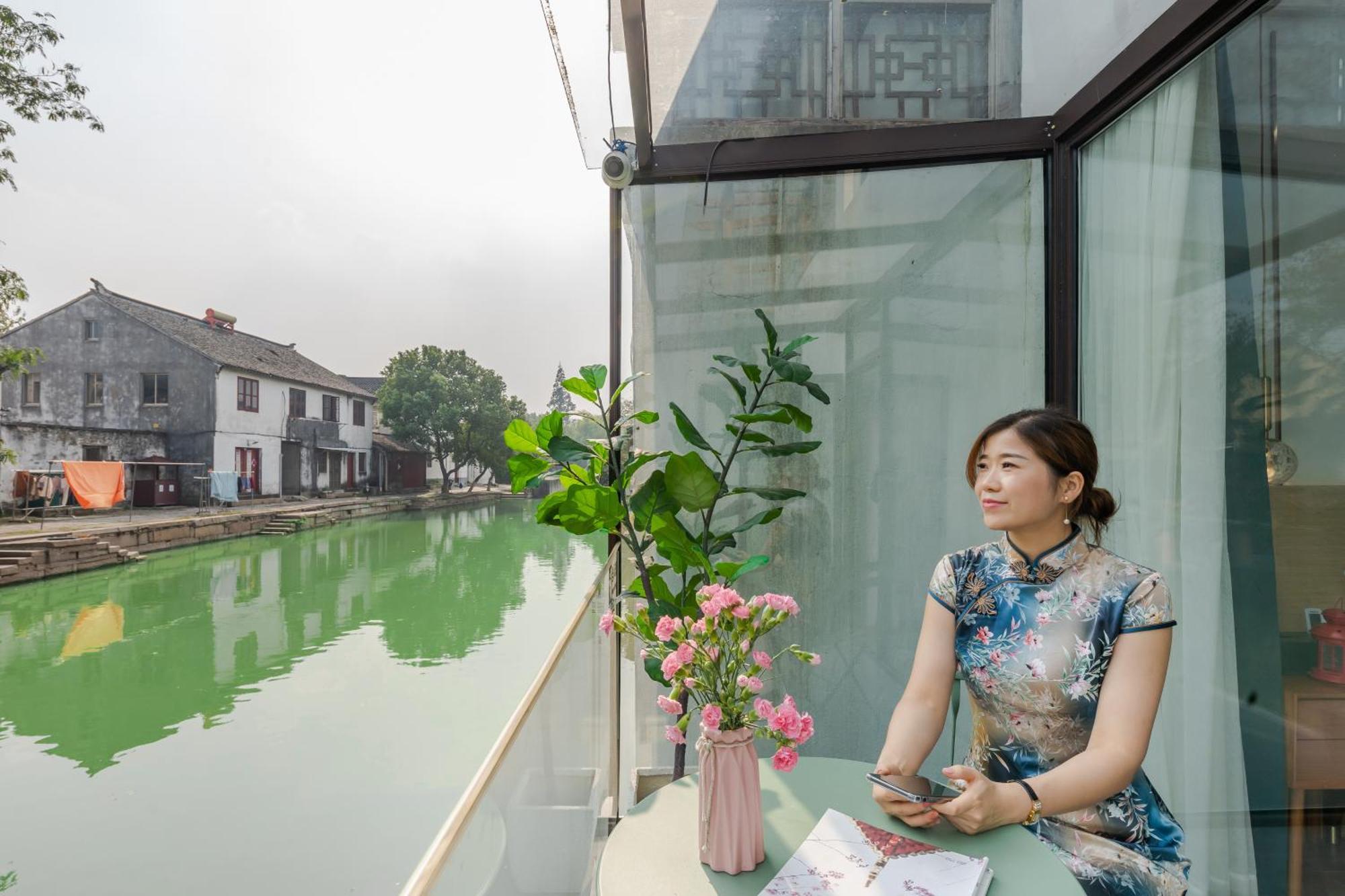 Tongli Slowlife River View Inn 蘇州 エクステリア 写真